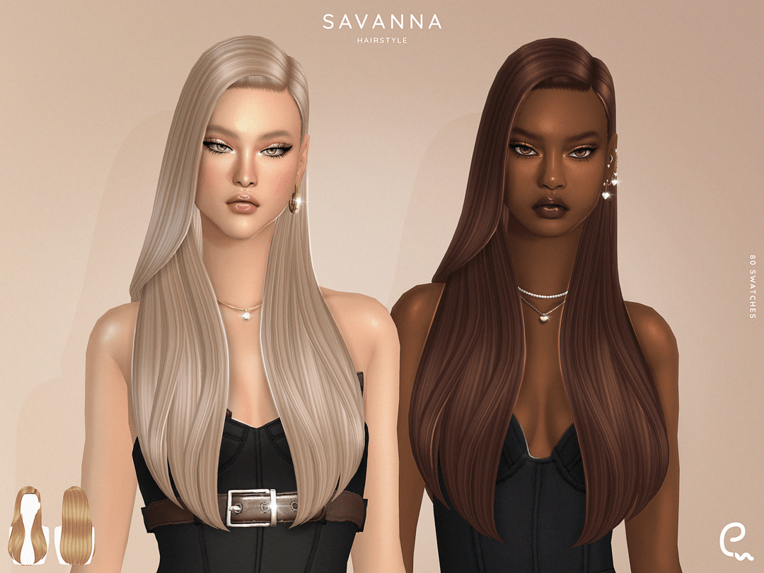 Скриншот мода Прическа Savanna Hairstyle